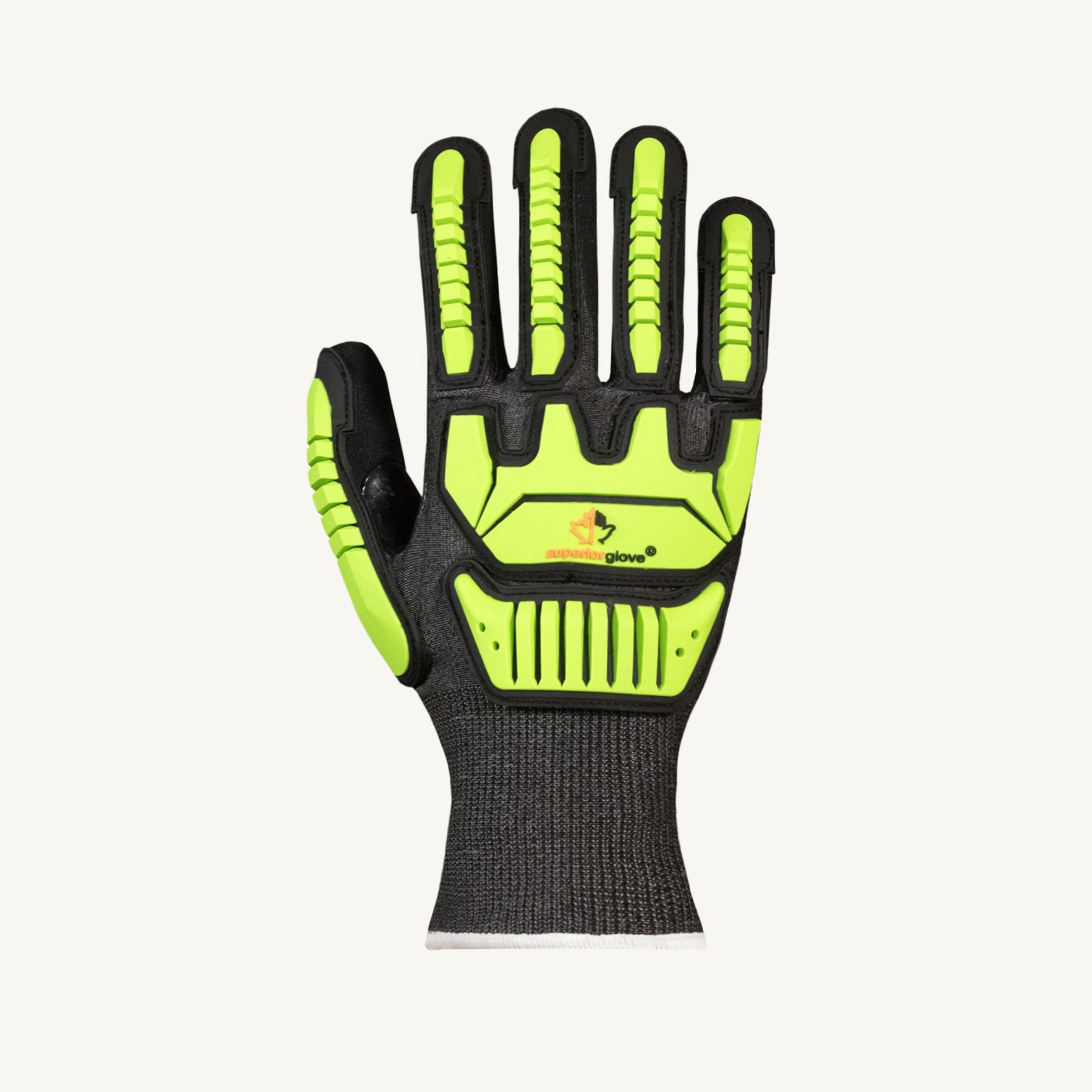 Superior Glove® TenActiv™ S18TAPNVB Micropore Nitrile Coated A5 Impact Glove